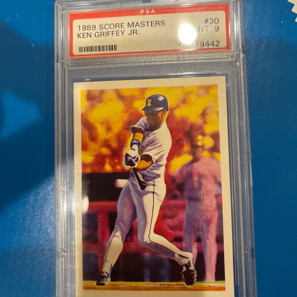 1989 score Ken Griffey Junior rookie PSA grade 9
